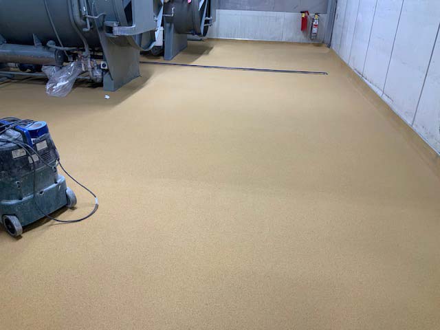 Sand and resin flooring